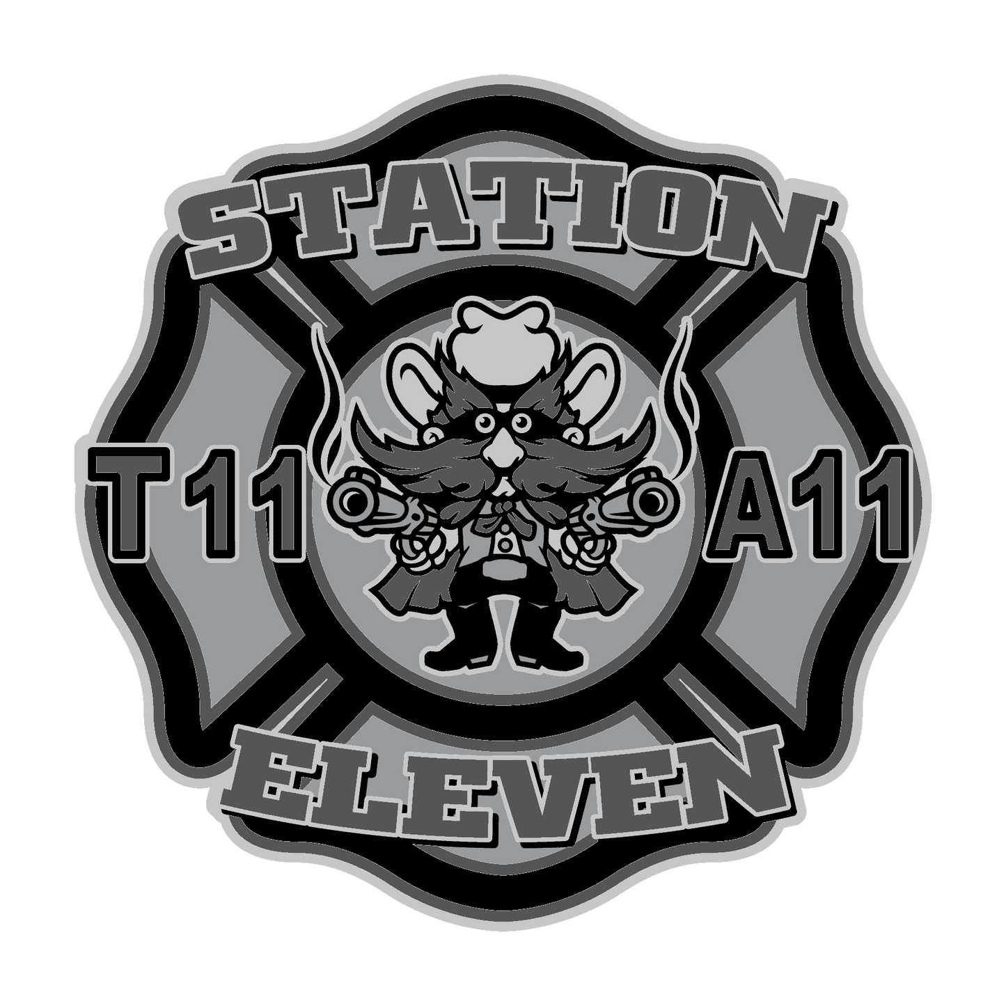 Station 11 Subdued Sticker