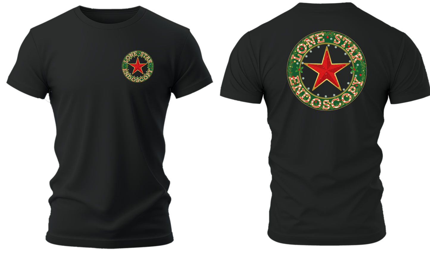LoneStar Endoscopy Christmas Short Sleeve