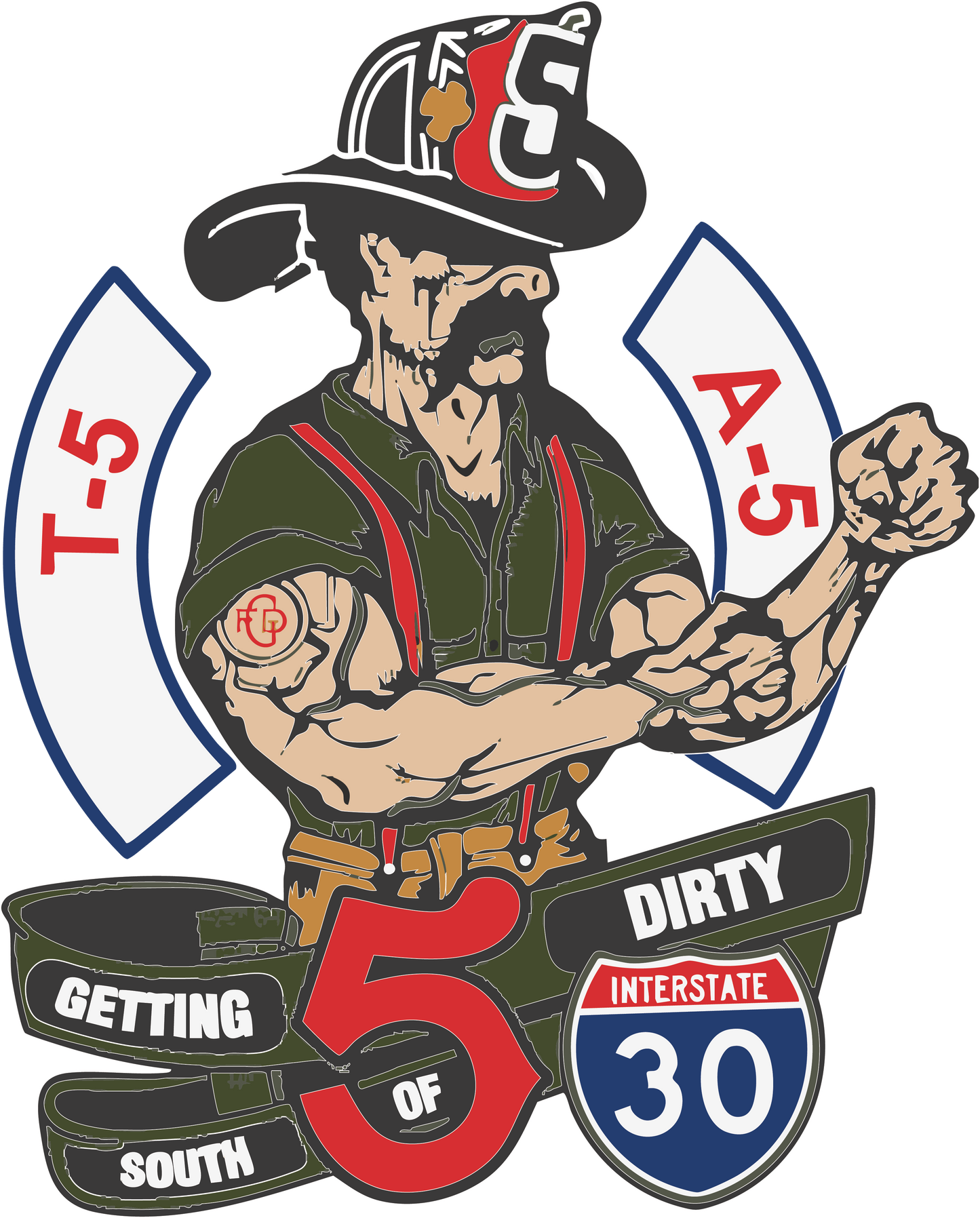 GFD Station 5 Off-Duty Shirt