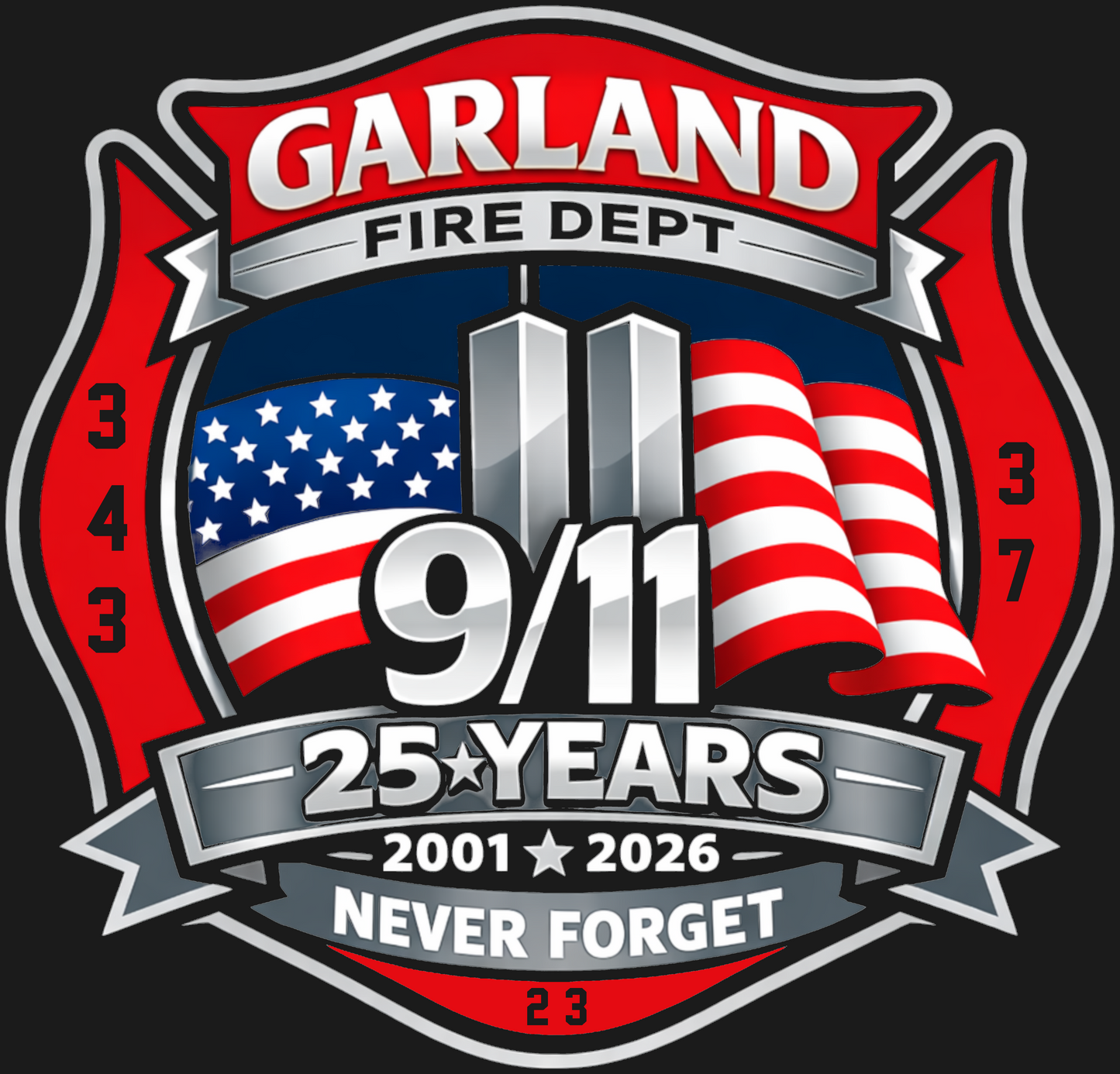 Garland 9/11 Memorial Shirt