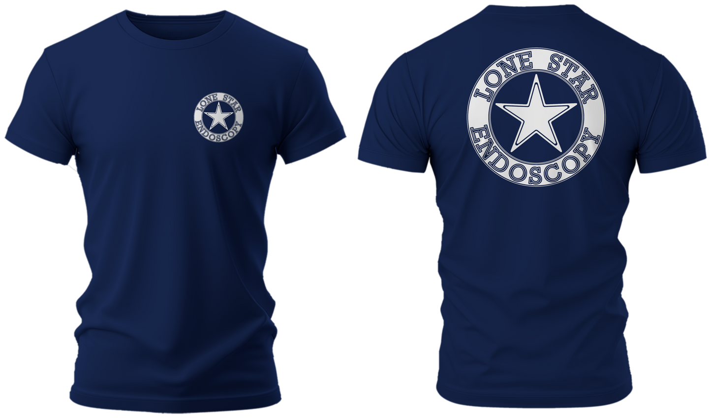 LoneStar Endoscopy Heather Blue With White Logo