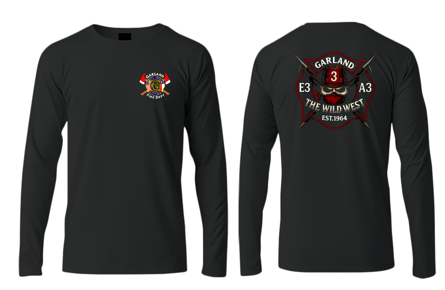 Garland Station 3 New Logo Off-Duty Long Sleeve Shirt