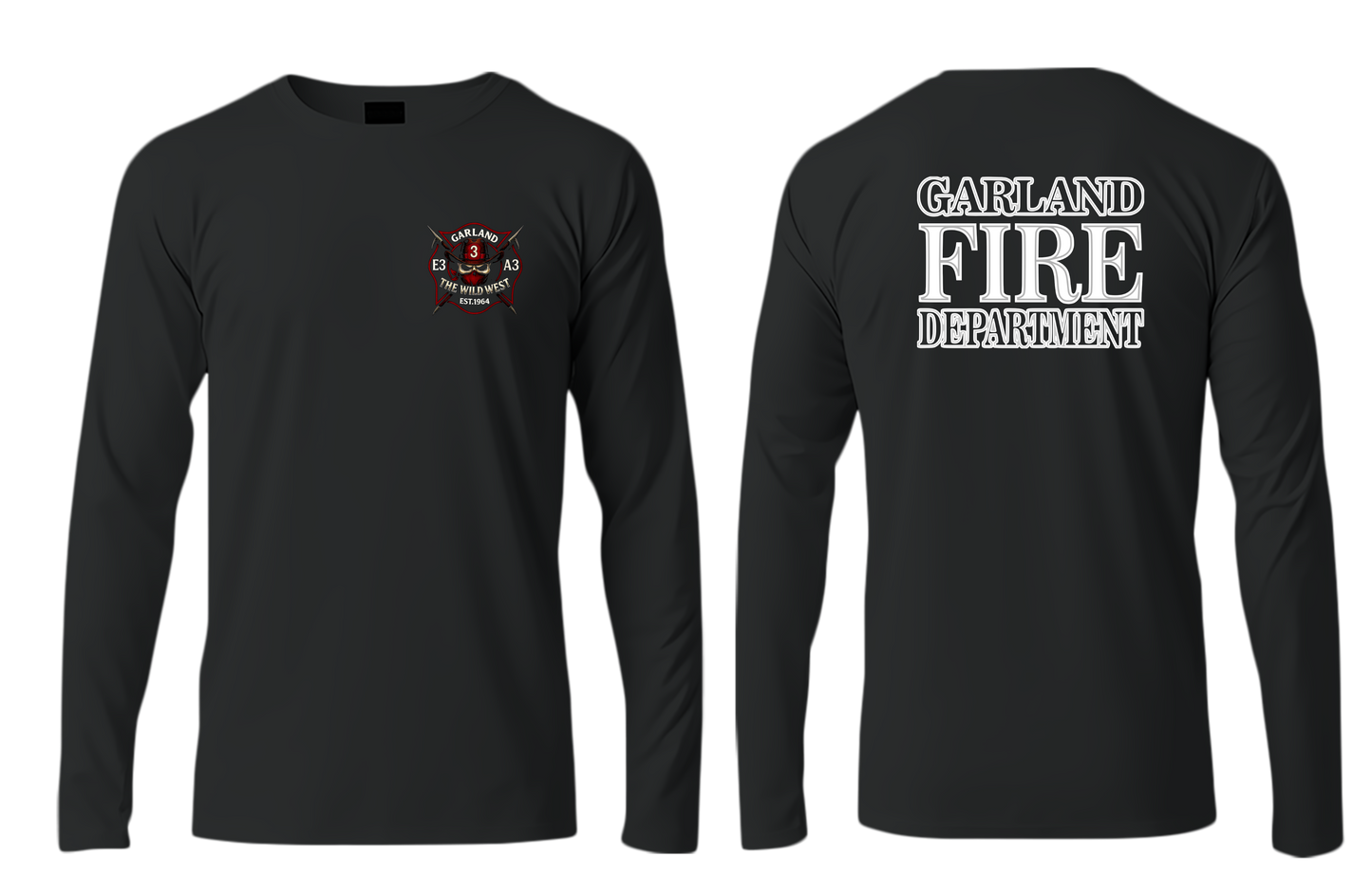 Garland Station 3 New Logo Off-Duty Long Sleeve Shirt