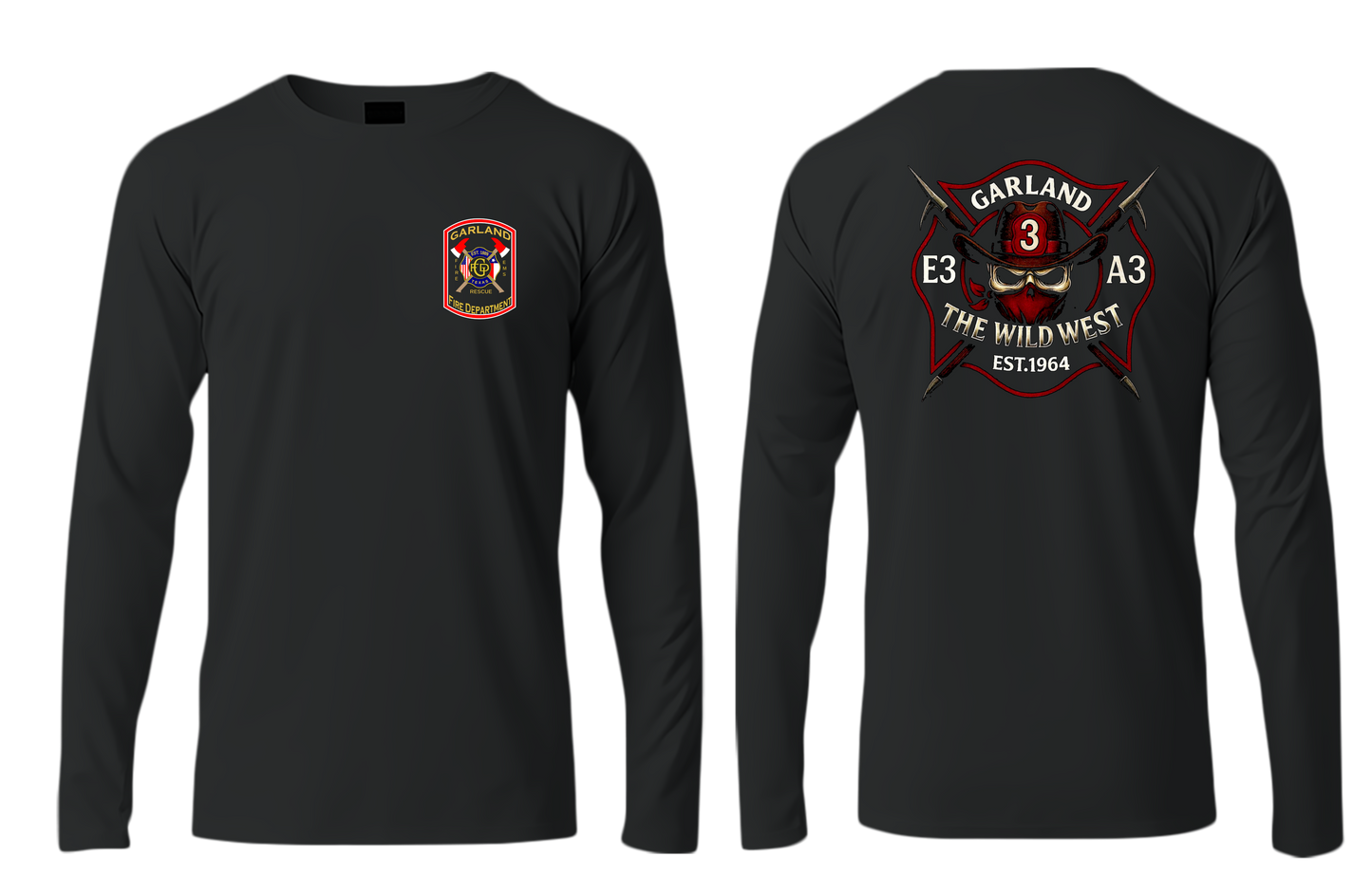 Garland Station 3 New Logo Off-Duty Long Sleeve Shirt